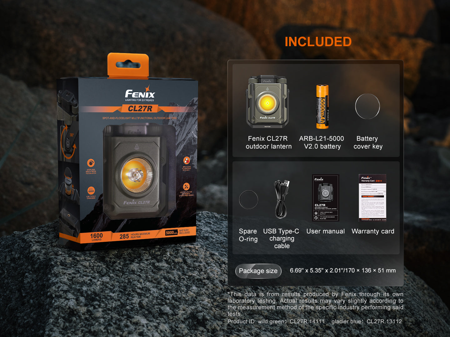 Fenix CL27R Dual Beam Distance Outdoor Lantern / Work Light