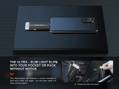 Fenix E-Spark Ultra-Thin Powerbank LED Flashlight