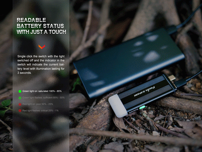 Fenix E-Spark Ultra-Thin Powerbank LED Flashlight