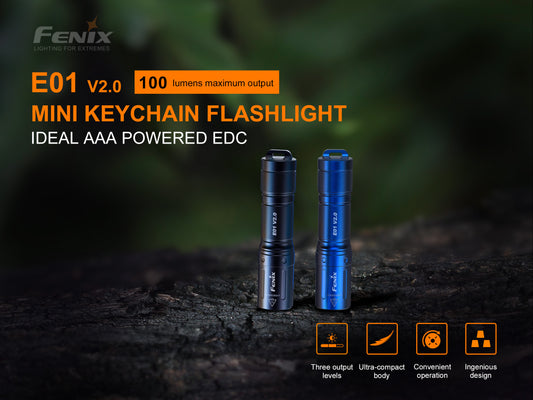 Fenix E01 V2.0 AAA Keychain Flashlight