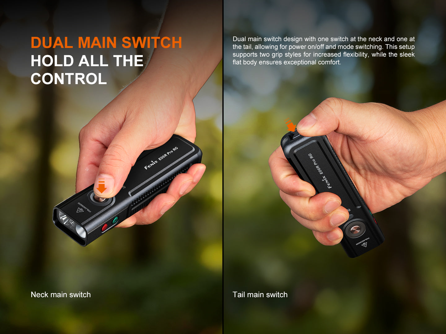 Fenix E06R Pro RG Multi-Light Sources EDC Flashlight