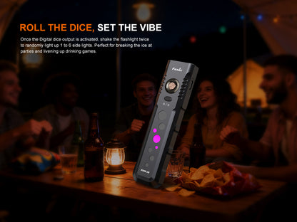 Fenix E08R UE Slim Multi-Light Sources EDC Flashlight