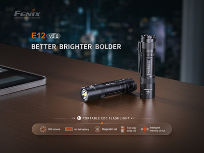 Fenix E12 V3.0 Pocket EDC AA Flashlight
