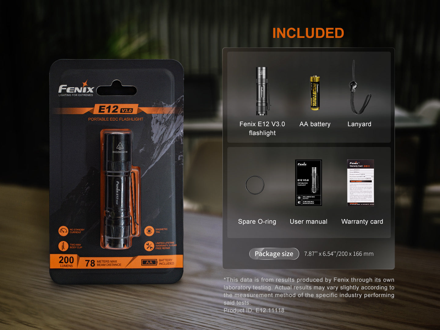 Fenix E12 V3.0 Pocket EDC AA Flashlight