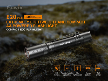 Fenix E20 V2 LED Flashlight