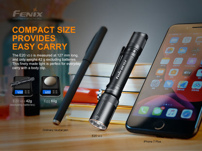Fenix E20 V2 LED Flashlight