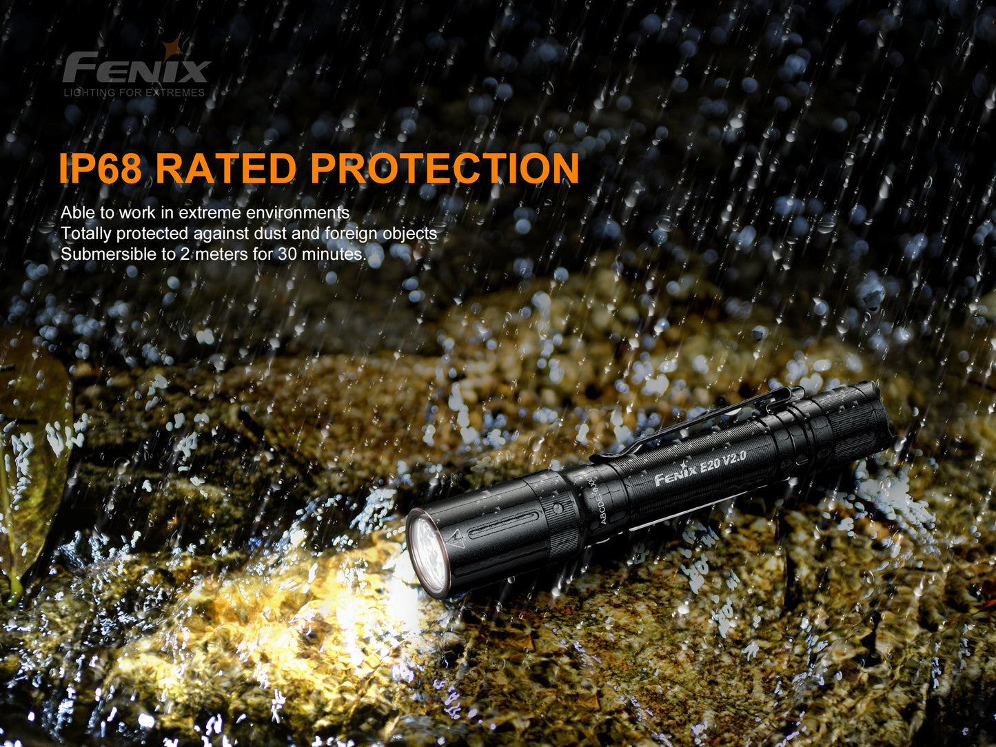 Fenix E20 V2 LED Flashlight