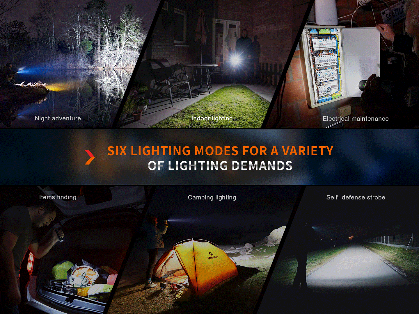 Fenix E35R Hight-Performance USB-C Rechargeable Flashlight - 3,100 Lumens