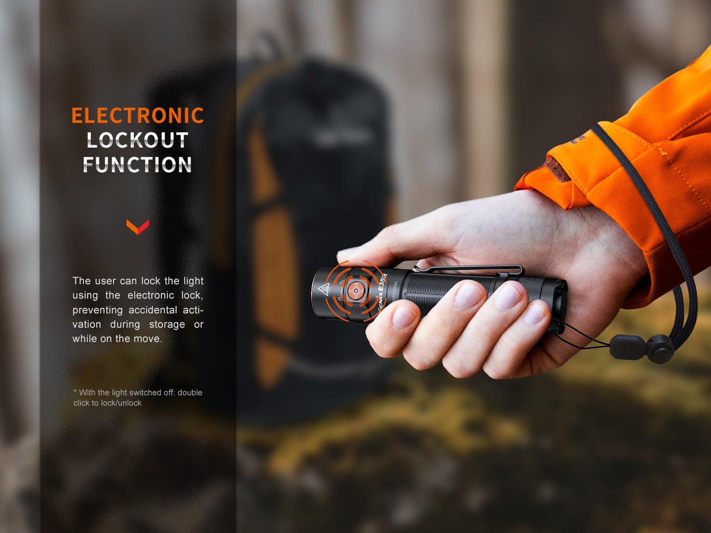 Fenix E35R Hight-Performance USB-C Rechargeable Flashlight - 3,100 Lumens