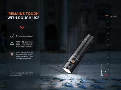 Fenix E35R Hight-Performance USB-C Rechargeable Flashlight - 3,100 Lumens