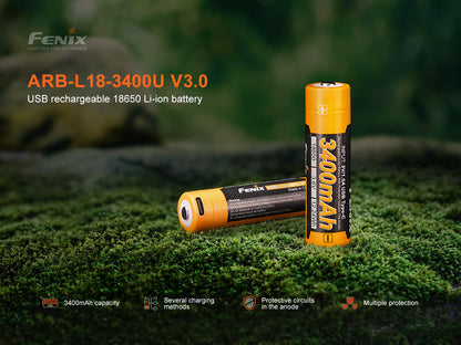 Fenix ARB-L18-3400U V3 18650 Li-ion Rechargeable Battery