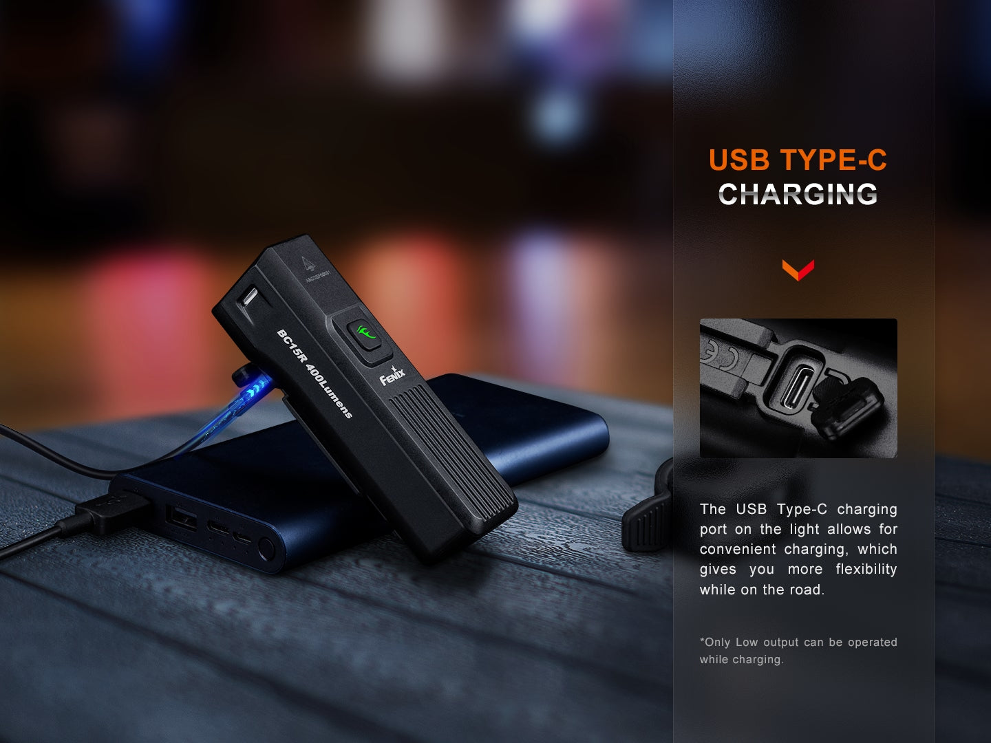 Fenix BC15R Anti-Glare USB-C Bike Light