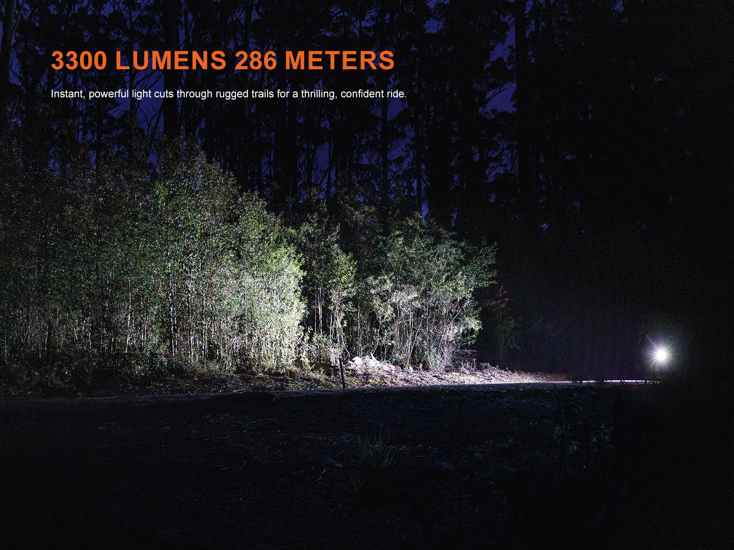 Fenix BC45R High Output Bike Front Light with OLED Screen & Wireless Remote [3,300 Lumens]