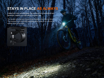 Fenix BC45R High Output Bike Front Light with OLED Screen & Wireless Remote [3,300 Lumens]