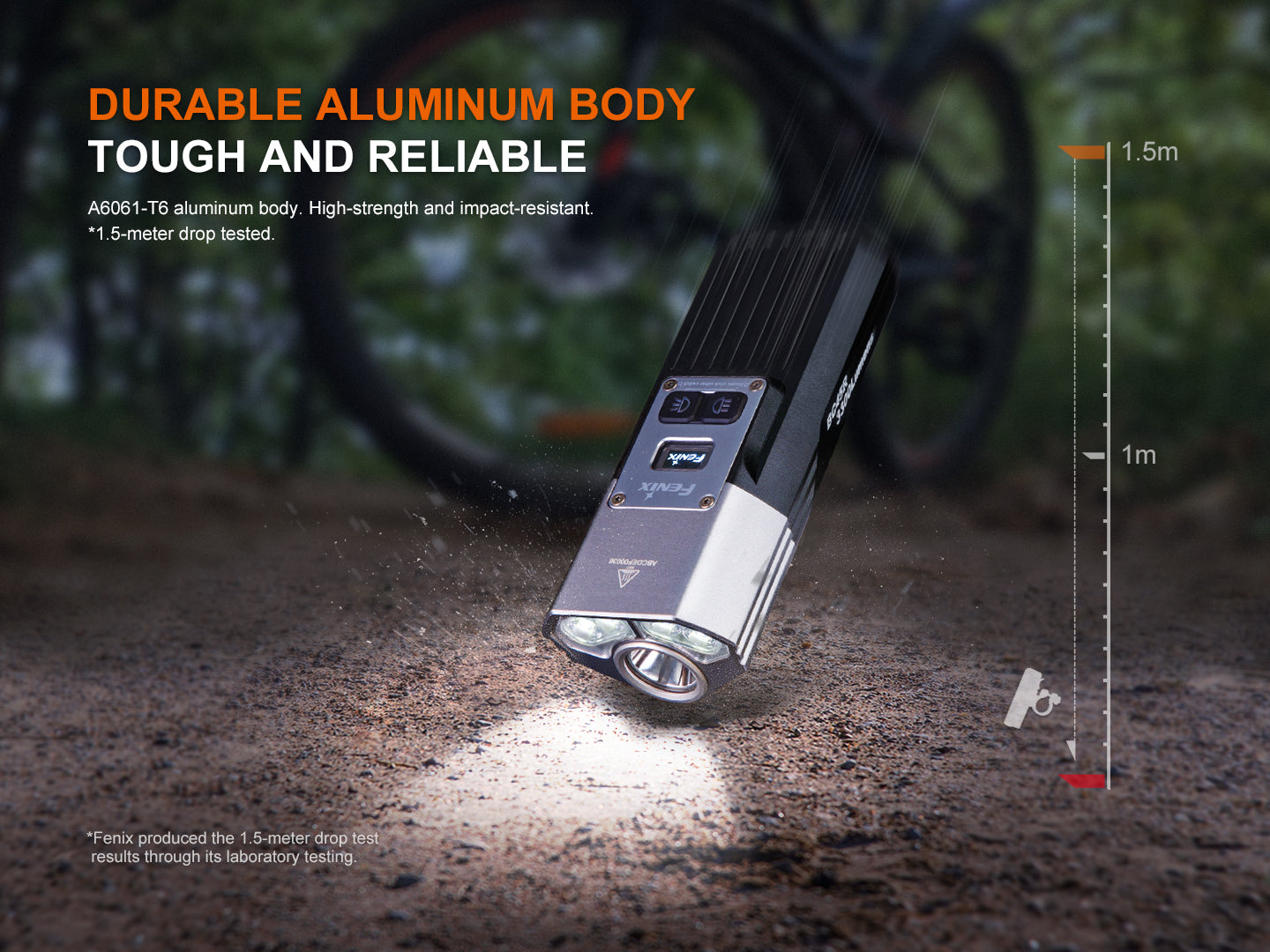 Fenix BC45R High Output Bike Front Light with OLED Screen & Wireless Remote [3,300 Lumens]