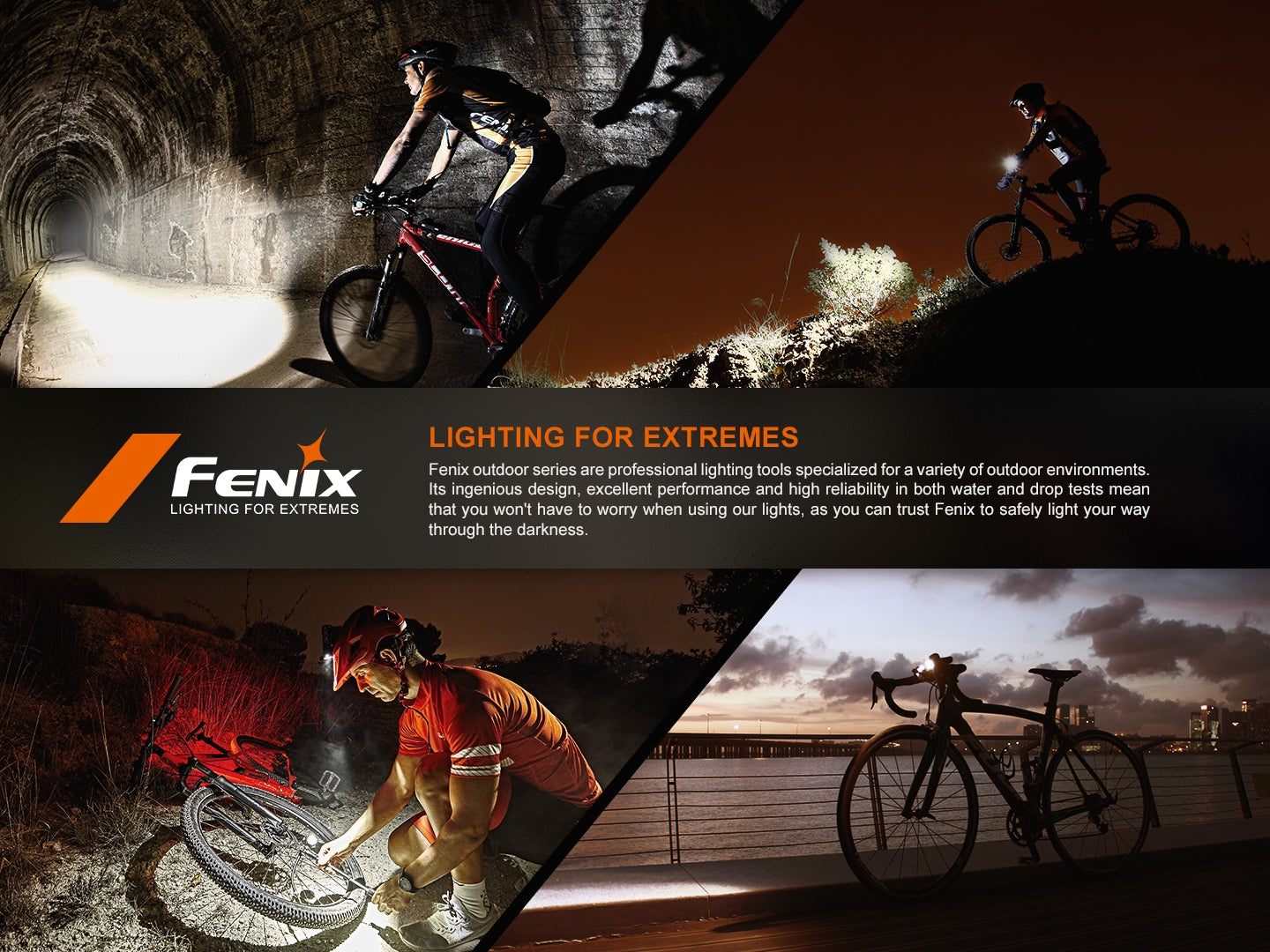 Fenix BC45R High Output Bike Front Light with OLED Screen & Wireless Remote [3,300 Lumens]