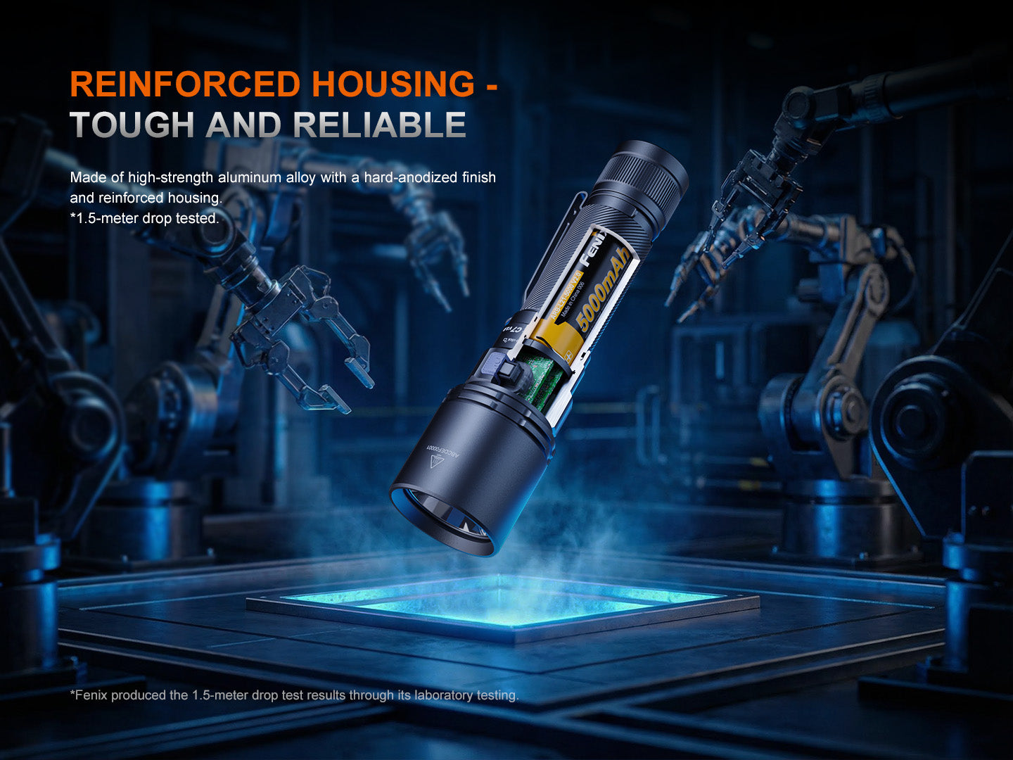 Fenix C7 V2 Compact High Power Long Throw Flashlight