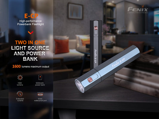 Fenix E-CP 1,600 Lumens LED Flashlight/Powerbank