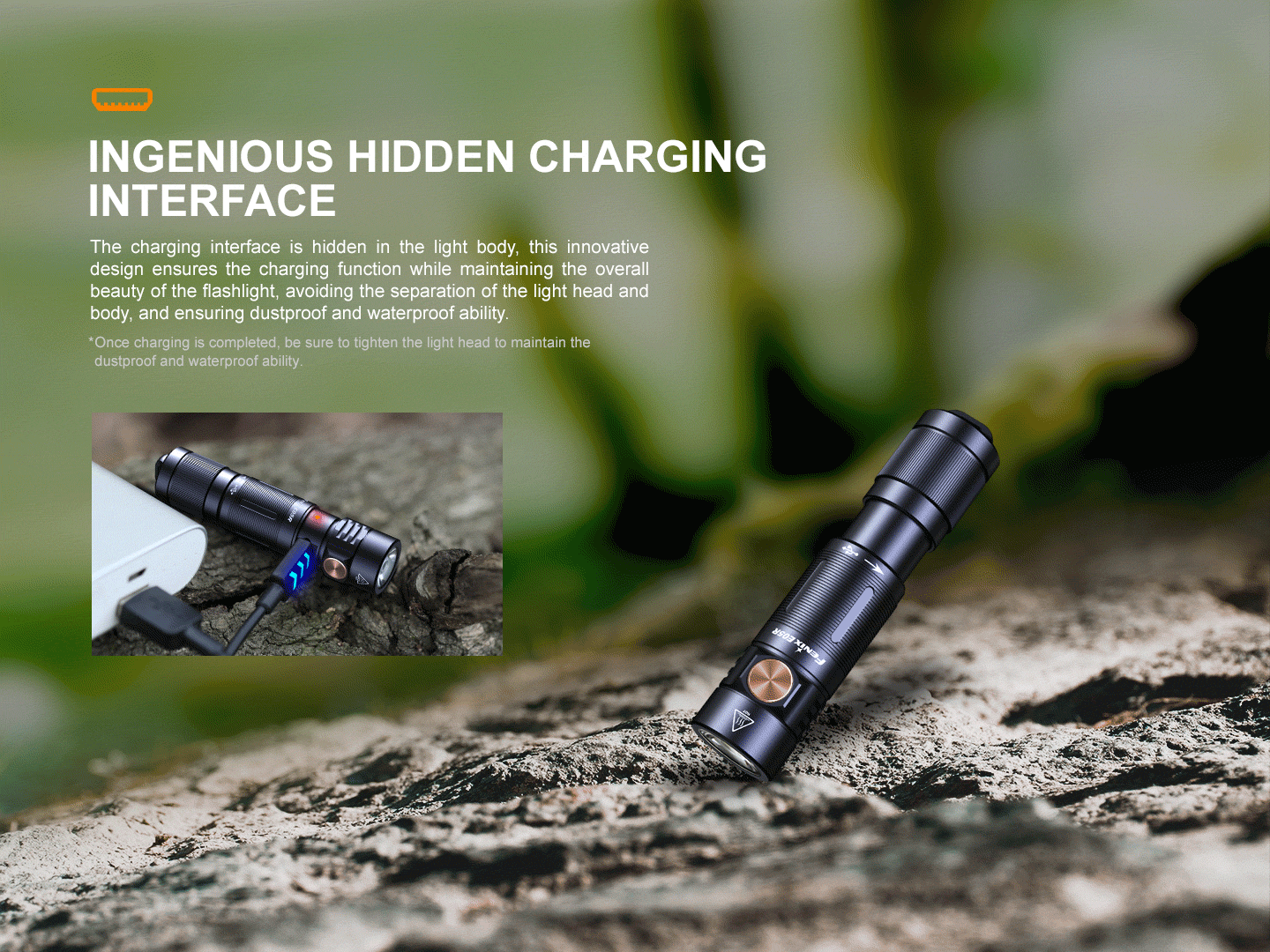 Fenix E05R Rechargeable Keychain Flashlight