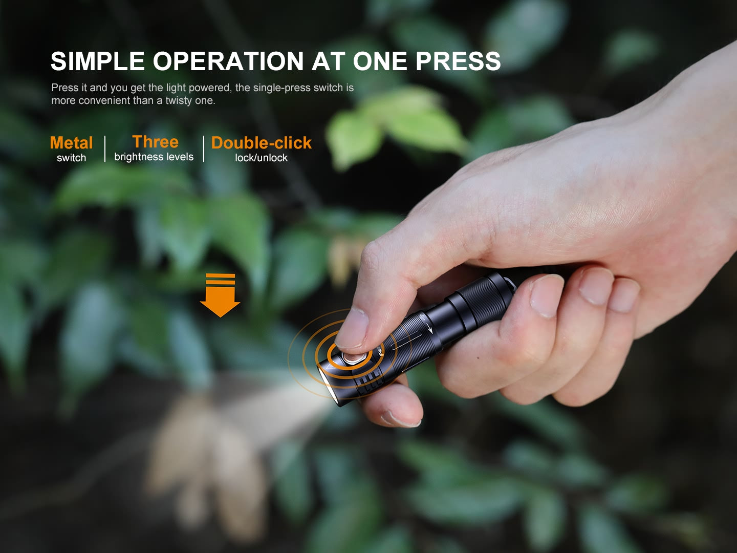 Fenix E05R Rechargeable Keychain Flashlight