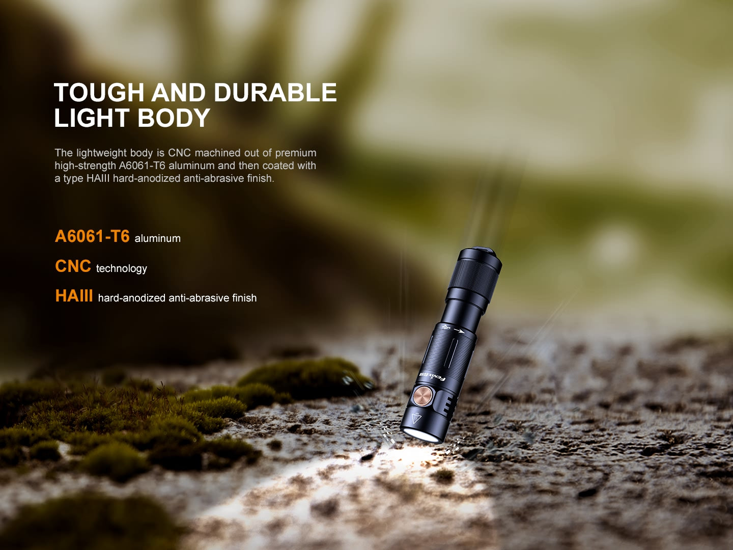 Fenix E05R Rechargeable Keychain Flashlight
