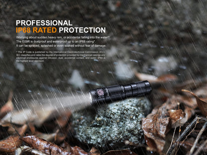 Fenix E09R Rechargeable High-Output Flashlight - 600 Lumens