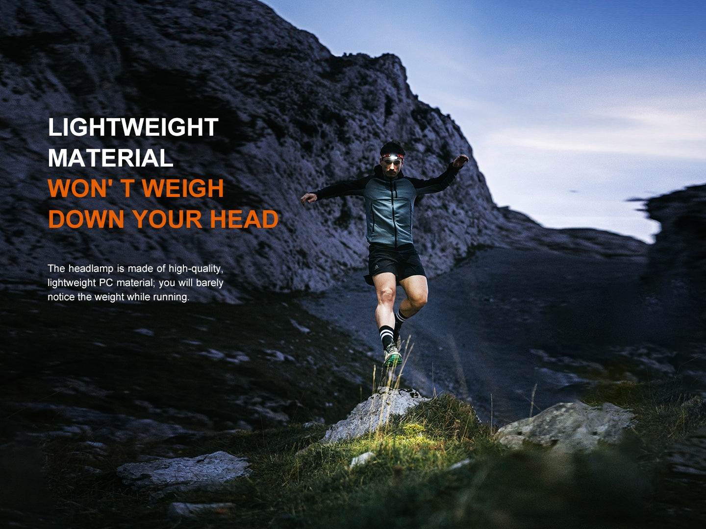 Fenix HL18R-T V2 Dual Beam Distance Lightweight Headlamp with Red Light & Whistle