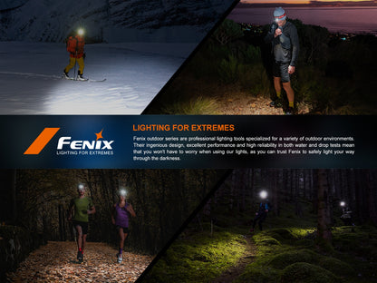 Fenix HL18R-T V2 Dual Beam Distance Lightweight Headlamp with Red Light & Whistle