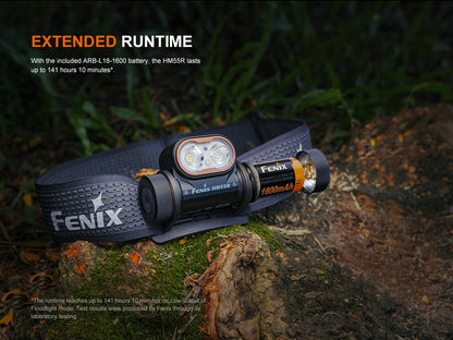 Fenix HM55R Ultra Lightweight Headlamp with Triple Light Sources
