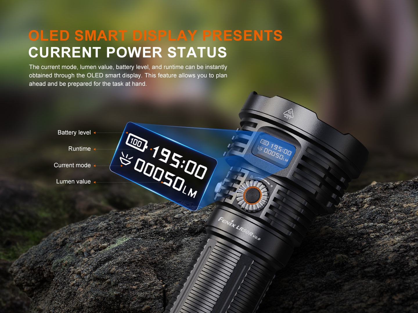 Fenix LR50R V2 High Power Search Light