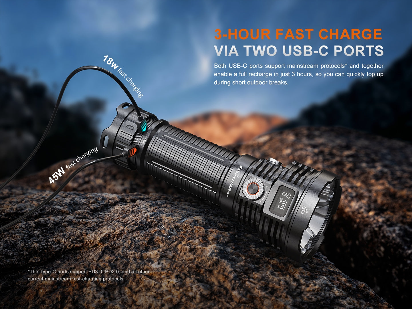Fenix LR50R V2 High Power Search Light