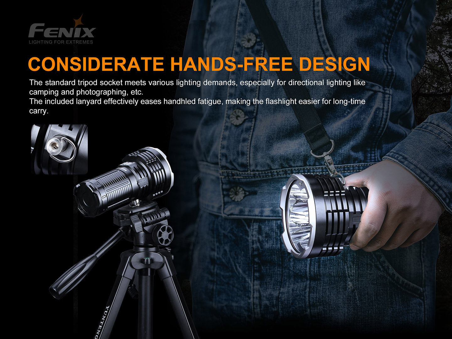 Fenix LR50R High Power Flashlight - 12,000 Lumens