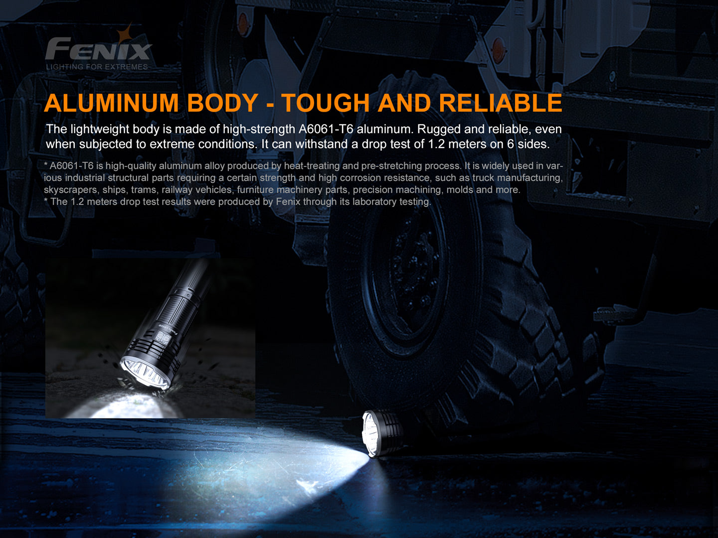 Fenix LR50R High Power Flashlight - 12,000 Lumens