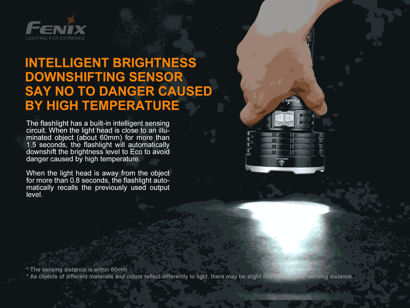 Fenix LR50R High Power Flashlight - 12,000 Lumens
