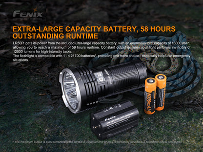 Fenix LR50R High Power Flashlight - 12,000 Lumens