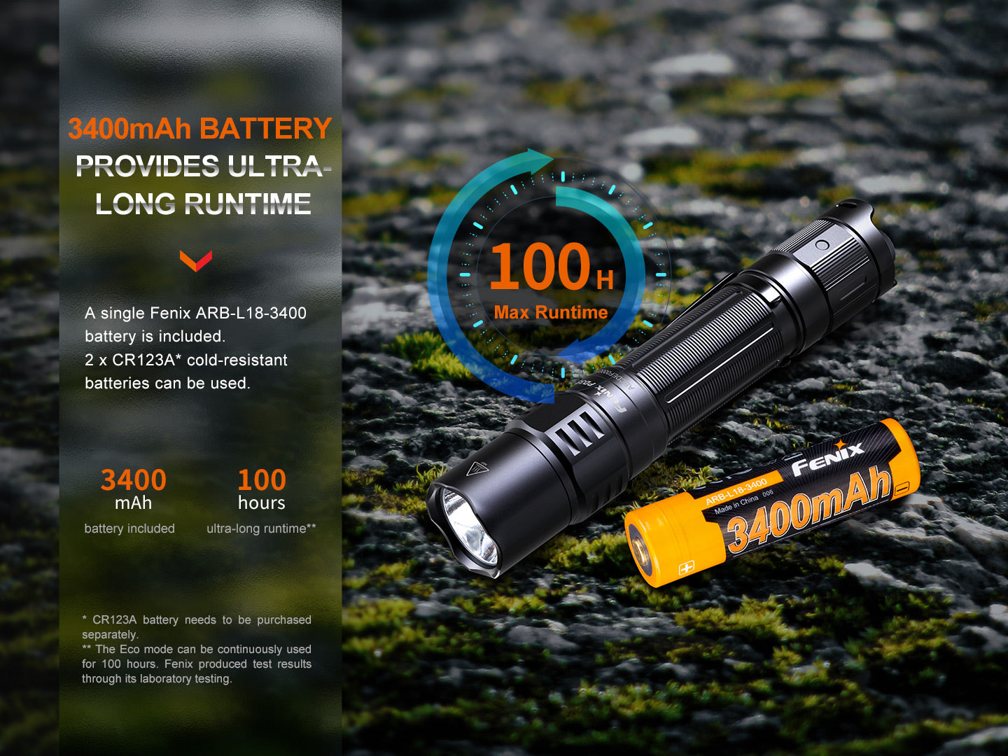 Fenix PD35R Compact USB-C Rechargeable Tactical Flashlight