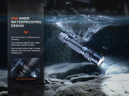Fenix PD36R Pro Heavy Duty Tactical Flashlight - 2,800 Lumens