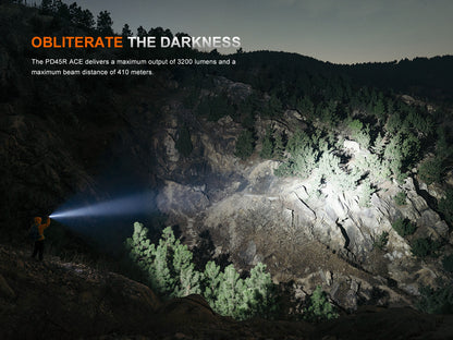 Fenix PD45R ACE Rechargeable Tactical Flashlight