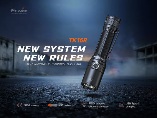 Fenix TK15R IRIS X Adaptive Light Control Flashlight