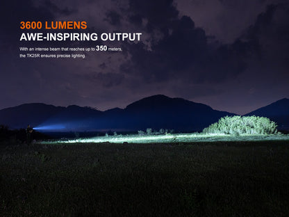 Fenix TK25R Tactical Flashlight With Multi-Color Side Light [3600 Lumens I 350 Meters]