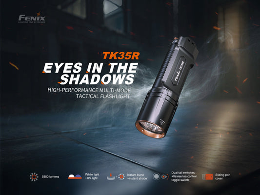 Fenix TK35R High Performance Tactical Flashlight - 5,800 Lumens