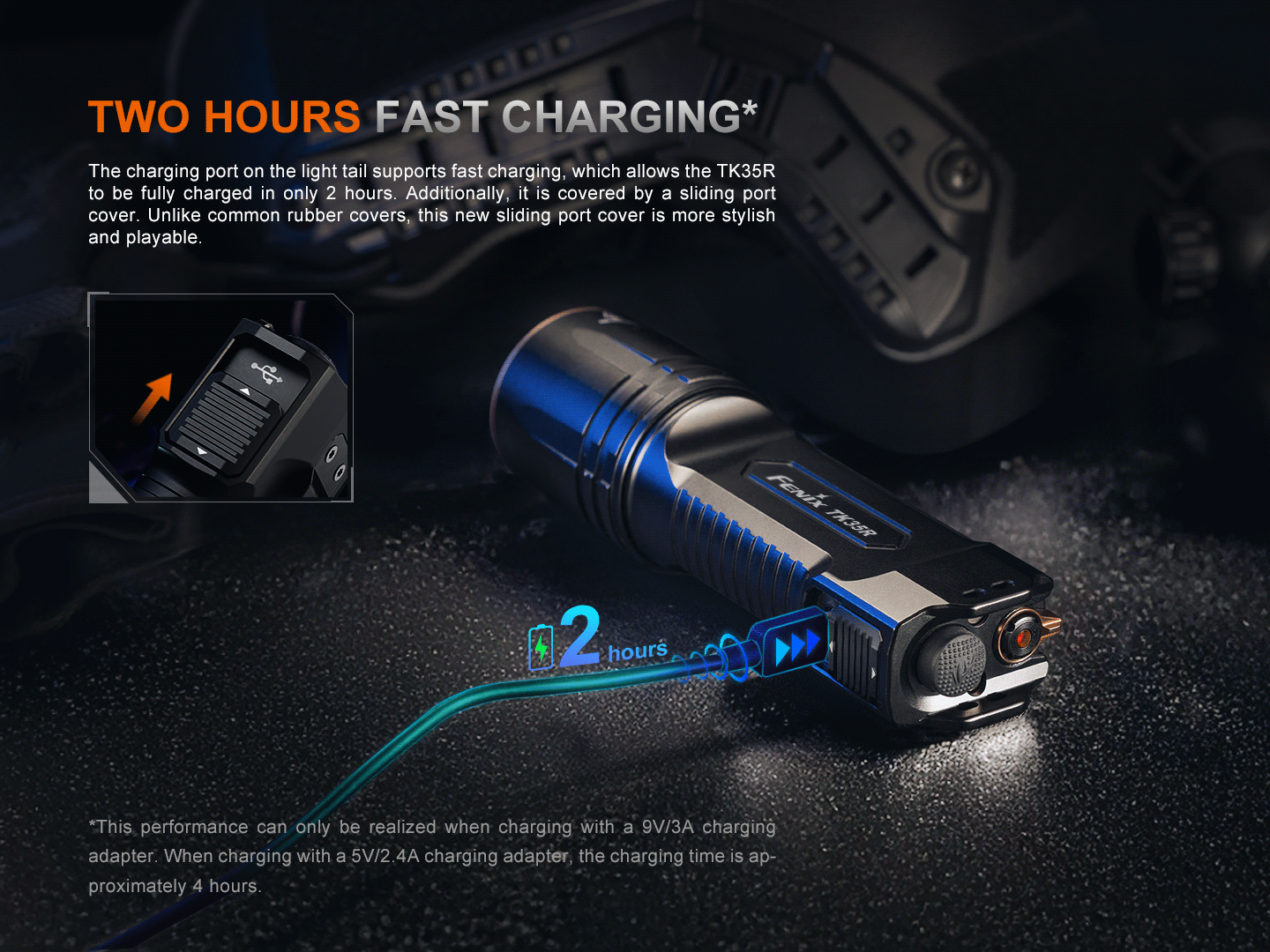 Fenix TK35R High Performance Tactical Flashlight - 5,800 Lumens