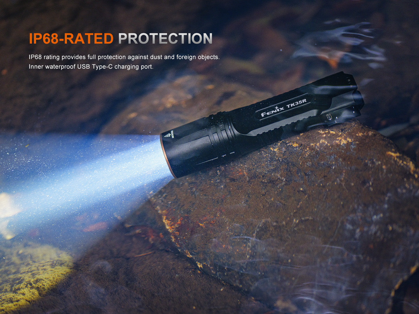 Fenix TK35R High Performance Tactical Flashlight - 5,800 Lumens