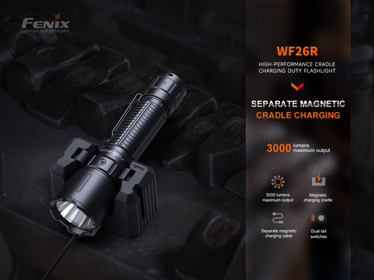 Fenix WF26R High Performance Cradle Charging Duty Flashlight