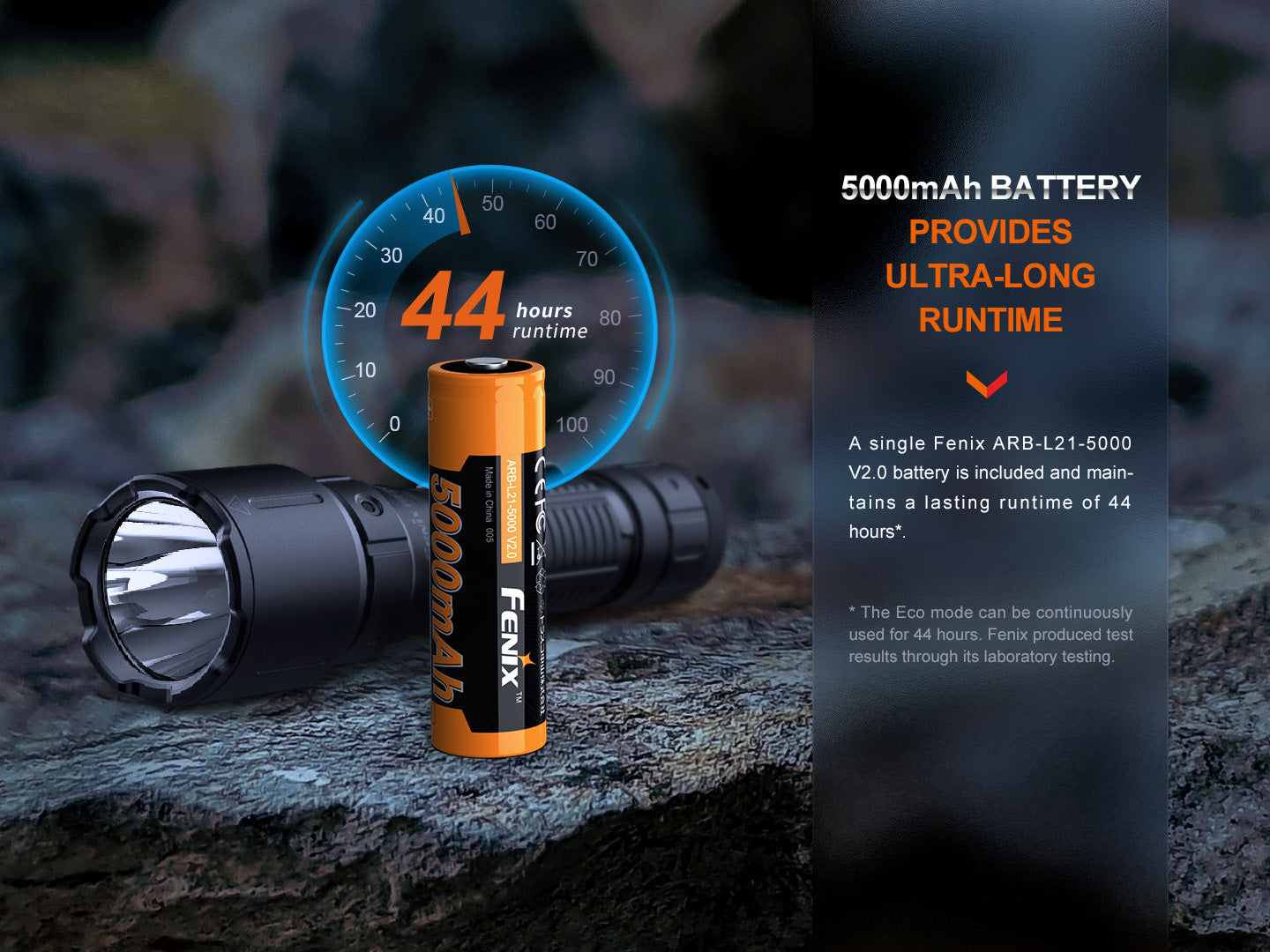 Fenix WF26R High Performance Cradle Charging Duty Flashlight