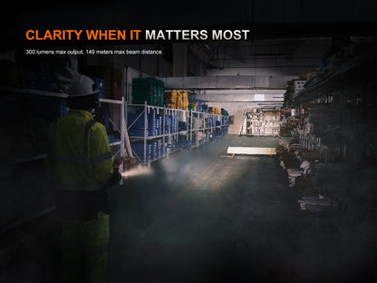 Fenix WF30RE Intrinsically Safe Rechargeable Flashlight