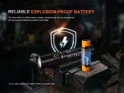 Fenix WF30RE Intrinsically Safe Rechargeable Flashlight