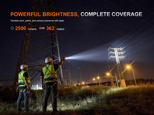 Fenix WT26RM Multi Light Sources Compact Work Light [2,500 Lumens I 362 Meters Throw]