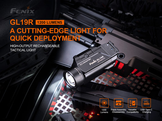 Fenix GL19R USB-C Rechargeable Tactical Flashlight