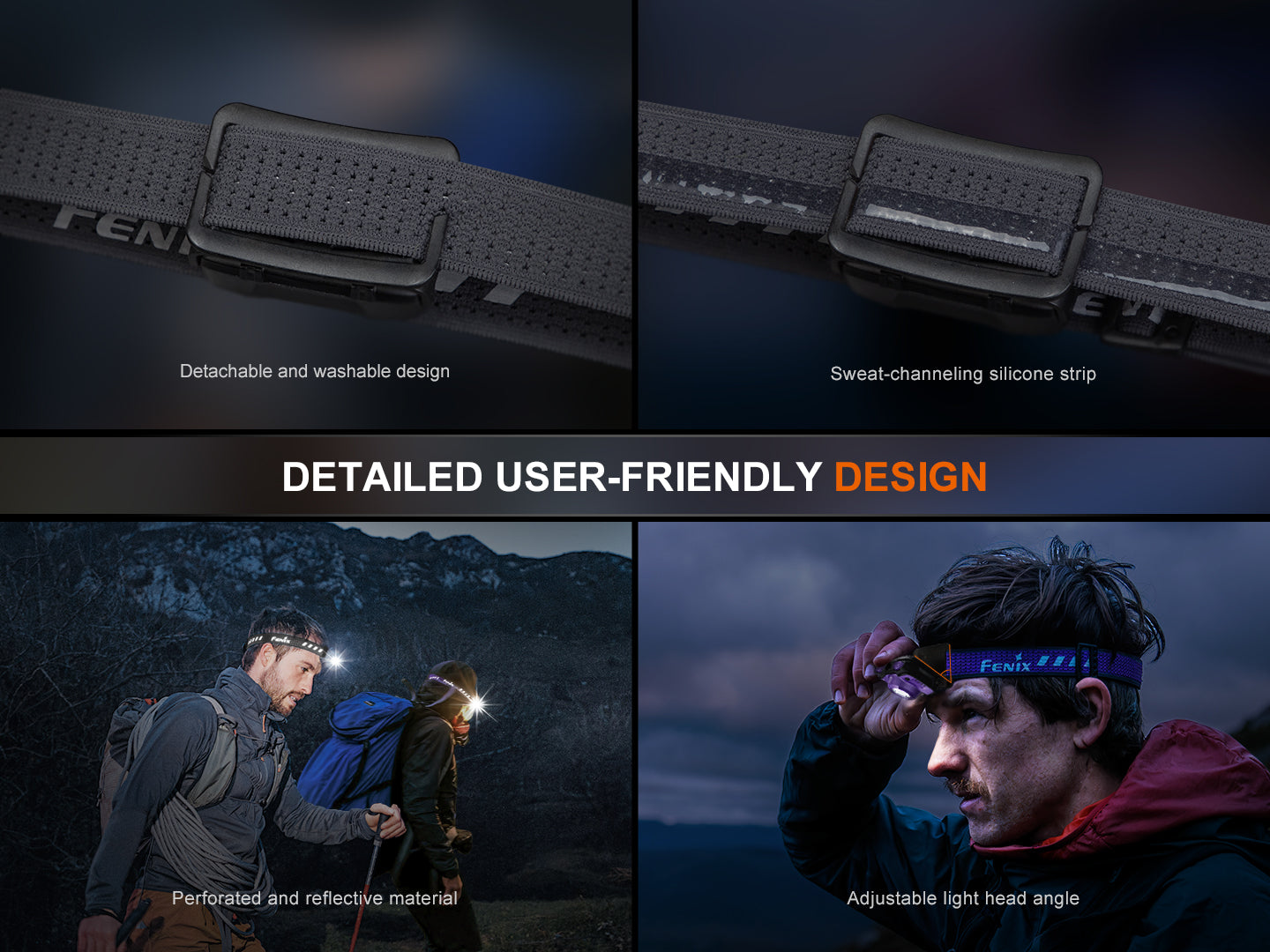 Fenix HL12R V2 Dual Light Sources USB-C Rechargeable Headlamp